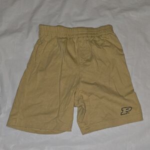 Pro Edge Boys Tan Purdue Shorts with Logo 4T